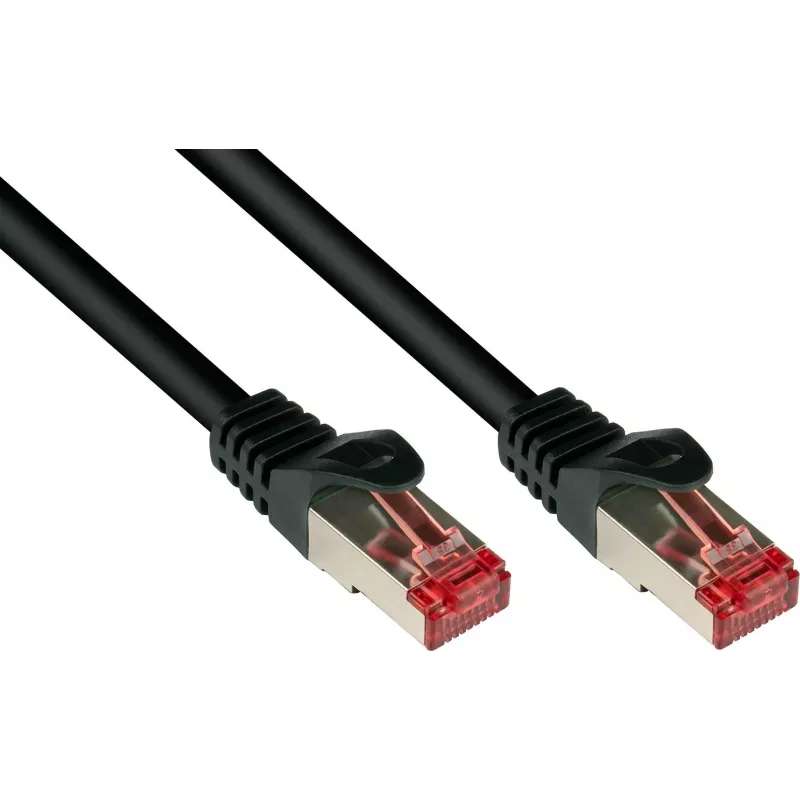 GoodConnections Alcasa 8060-400S Cat6 S/FTP komutacinis kabelis, RJ45 kištukas–kištukas, 40 m, auksuoti