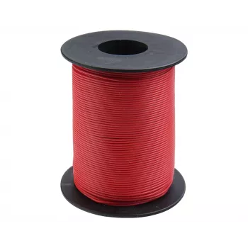 Donau Elektronik 105-0-100 montavimo laidas 1 x 0,20 mm² raudonas 100 m