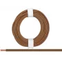 Donau Elektronik 218-88 lankstusis laidas 2 x 0,14 mm² rudas 5 m