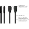 Good Connections HDMI montavimo kabelis, HDMI Type A female į panelinį female, 0,3 m, juodas HDMI-AD23
