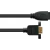 Good Connections HDMI montavimo kabelis, HDMI Type A female į panelinį female, 0,3 m, juodas HDMI-AD23