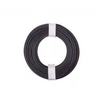 Donau Elektronik 175-011 LiY lankstus montažinis laidas 1 x 0,75 mm² juodas
