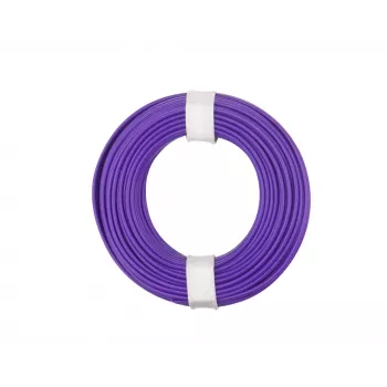 Donau Elektronik 175-016 LiY montažinis laidas 1 x 0,75 mm² violetinis (parduodama po vienetą)