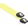 GoodConnections SATA 6 Gb/s kabelis su metaliniu fiksatoriumi, 0,70 m, geltonas 5047-A07Y