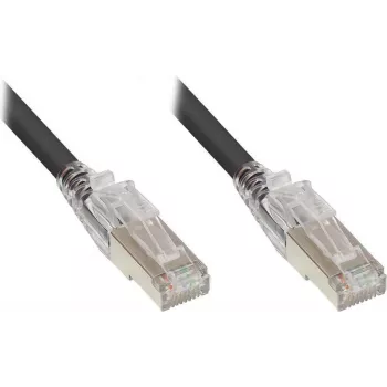GoodConnections Cat.6A S/FTP tinklo kabelis su RNS® fiksavimo apsauga, LSZH, 5m, juodas 8060-HV050S