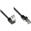 GoodConnections Cat. 5e F/UTP tinklo kabelis, 2m, juodas, 90° į tiesų RJ45 805S-020EWI