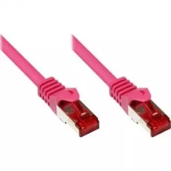 GoodConnections Alcasa 40m Cat6 S/FTP tinklo kabelis RJ-45 male to male magenta 8060-400M