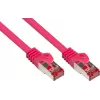 GoodConnections Alcasa 40m Cat6 S/FTP tinklo kabelis RJ-45 male to male magenta 8060-400M