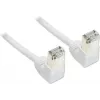 GoodConnections Cat. 5e F/UTP tinklo kabelis, 2m, abu galai 90° kampu žemyn, baltas 805W-020WI