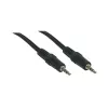 GoodConnections 3,5 mm stereo jack kabelis 2,5 m, vyriškas-vyriškas, juodas, 1970-02