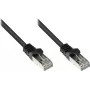 Alcasa 855S-015 Cat5e SF/UTP komutacinis kabelis, RJ45, 1,5 m, juodas