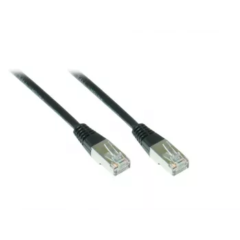GoodConnections Alcasa 1,5 m Cat5e S/FTP tinklo kabelis RJ45, juodas, 855S-015