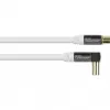 Good Connections GC-M2070 SmartFLEX TV kampinis antenos kabelis - 30 m - IEC koaksialinis kištukas kampinis į lizdą - keturgubai ekranuotas 120dB 75 Ohm - auksuoti kontaktai - baltas