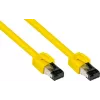GoodConnections Alcasa Cat8.1 S/FTP Ethernet tinklo kabelis, RJ45, geltonas, 1,5 m 8080-015Y