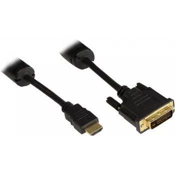 Good Connections HDMI į DVI-D Single Link vaizdo kabelis 1m juodas 4510-DD1