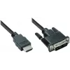 Good Connections HDMI į DVI-D Single Link vaizdo kabelis 1m juodas 4510-DD1