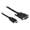 Good Connections HDMI į DVI-D Single Link vaizdo kabelis 1m juodas 4510-DD1