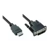 Good Connections HDMI į DVI-D Single Link vaizdo kabelis 1m juodas 4510-DD1