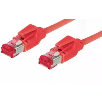 GoodConnections Cat. 6 S/FTP PiMF halogen-free tinklo kabelis, Hirose RJ45, raudonas, 3m 8066-103R