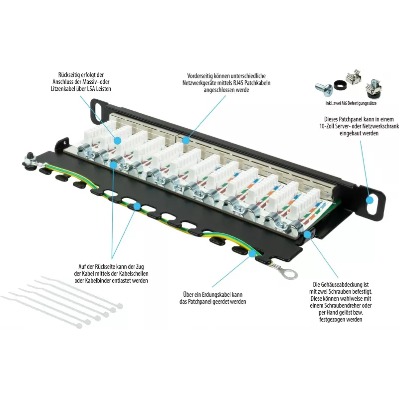 GoodConnections Alcasa GC-N0127 Cat6 S/UTP Gigabit Ethernet tinklo kabelis (RJ45, 22/26 AWG, PVC)