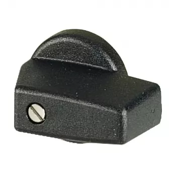 Eaton RMQ-Titan sukamasis rankenėlė KNB-T0, juodas plastikas, priekinis montavimas, 22,5 mm, IP66/IP67/IP69K 038909