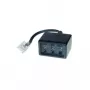 Alcasa T3A-NFN RJ-45 adapteris, kištukas/lizdas, juodas