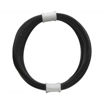 Donau Elektronik 110-1 vienagyslė lituota viela 1 x 0,04 mm² juoda 10 m