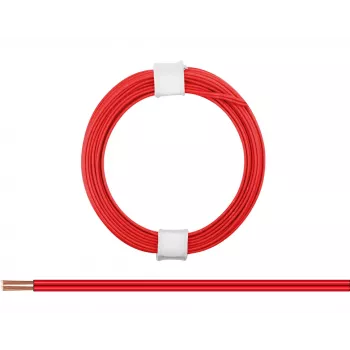 Donau Elektronik 114-00 daugiasluoksnė viela 2 x 0,08 mm² raudona 5 m