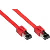 GoodConnections Alcasa 8080-015R Cat8.1 S/FTP tinklo kabelis 1,5 m raudonas