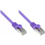 GoodConnections Alcasa 0,3 m Cat5e SF/UTP RJ45 tinklo kabelis, violetinis 855V-003