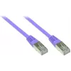 GoodConnections Alcasa 0,3 m Cat5e SF/UTP RJ45 tinklo kabelis, violetinis 855V-003