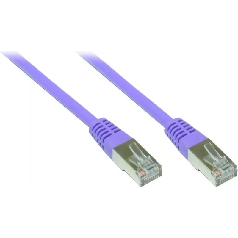 GoodConnections Alcasa 0,3 m Cat5e SF/UTP RJ45 tinklo kabelis, violetinis 855V-003