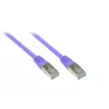 GoodConnections Alcasa 0,3 m Cat5e SF/UTP RJ45 tinklo kabelis, violetinis 855V-003