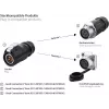 GoodConnections S1 Power 3 kontaktų moteriškas skydinis apskritas jungtis, M20 sriegis, litavimo gnybtai, IP67, 16A/250V IC01-20P302
