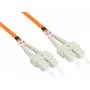 Good Connections OM2 dvigubas daugiamodis šviesolaidinis komutacinis kabelis SC/SC 5m LW-805SC