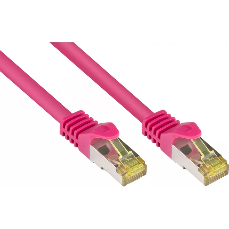 Good Connections Cat.7 S/FTP tinklo kabelis, RJ45, 40 m, purpurinis, LSZH, 600 MHz, Snagless 8070R-400M