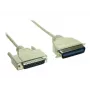 GoodConnections Premium lygiagretusis spausdintuvo kabelis, DB25 male į Centronics 36 male, 0,6 m, pilkas, dvigubai ekranuotas 4090-06
