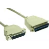 GoodConnections Premium lygiagretusis spausdintuvo kabelis, DB25 male į Centronics 36 male, 0,6 m, pilkas, dvigubai ekranuotas 4090-06