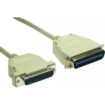 GoodConnections Premium lygiagretusis spausdintuvo kabelis, DB25 male į Centronics 36 male, 0,6 m, pilkas, dvigubai ekranuotas 4090-06