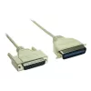GoodConnections Premium lygiagretusis spausdintuvo kabelis, DB25 male į Centronics 36 male, 0,6 m, pilkas, dvigubai ekranuotas 4090-06