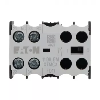 Eaton pagalbinis kontaktų blokas 1NO+1NC 11DILEM 2 polių su priverstiniu jungimu 010080