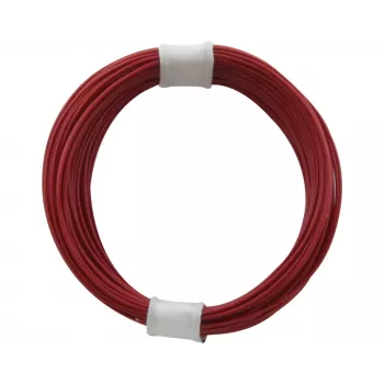 Donau Elektronik 110-0 lankstus montažinis laidas 1 x 0,04 mm² raudonas 10 m