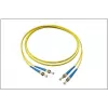 GoodConnections LW-905ST vienmodis dvigubas ST/ST optinis pataisos kabelis, 9/125 µm OS2, 5 m, geltonas