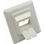 GoodConnections tinklo lizdo centrinis įdėklas 50x50mm su rėmeliu 80x80mm, signalinė balta RAL9003 (GC-N0155)