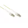GoodConnections OM5 LC/LC Duplex Uniboot Fiber Optic Patch Cable, 5m, LSZH, Lime Green LW-U815LC5