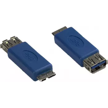 GoodConnections Alcasa USB-AD36 USB Micro-B (tėvinis) į USB-A (moteriškas) adapterio kabelis, 0,15 m, mėlynas