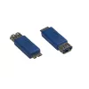 GoodConnections Alcasa USB-AD36 USB Micro-B (tėvinis) į USB-A (moteriškas) adapterio kabelis, 0,15 m, mėlynas