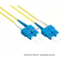 GoodConnections LW-930LS OS2 vienmodis šviesolaidinis Duplex komutacinis kabelis, LC/SC, 9/125, 30 m
