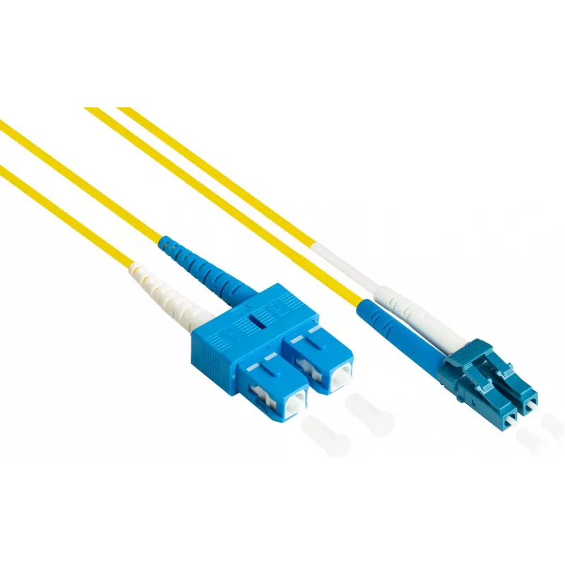 GoodConnections LW-930LS OS2 vienmodis šviesolaidinis Duplex komutacinis kabelis, LC/SC, 9/125, 30 m