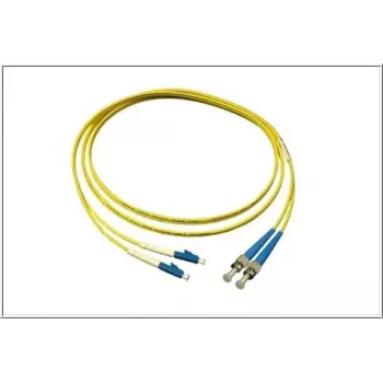 GoodConnections OS2 vienmodis dvigubas optinis pataisos kabelis LC į ST, 9/125µm, LSZH, 15m LW-915LT